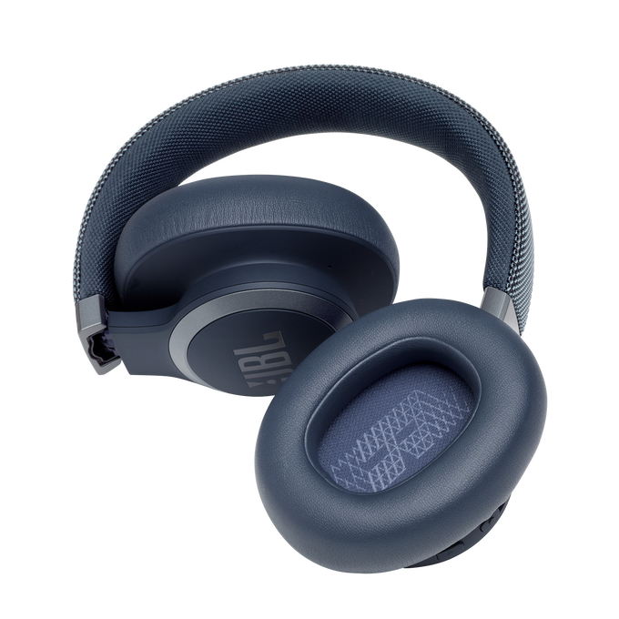 JBL Live 650BTNC - Blue - Wireless Over-Ear Noise-Cancelling Headphones - Detailshot 7 image number null